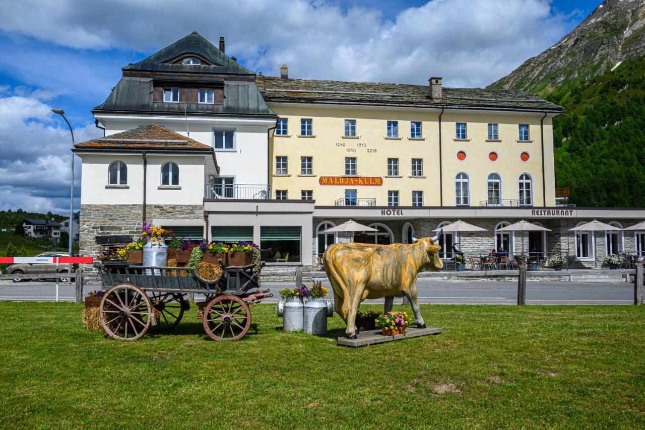 Maloja Kulm Hotel Bagian luar foto