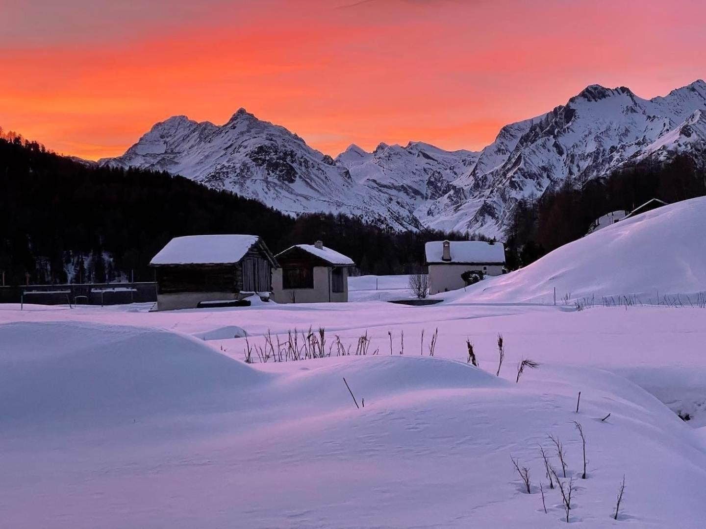 Maloja Kulm Hotel Bagian luar foto